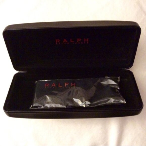 Ralph Lauren Glasses Case Black New - Picture 2 of 2